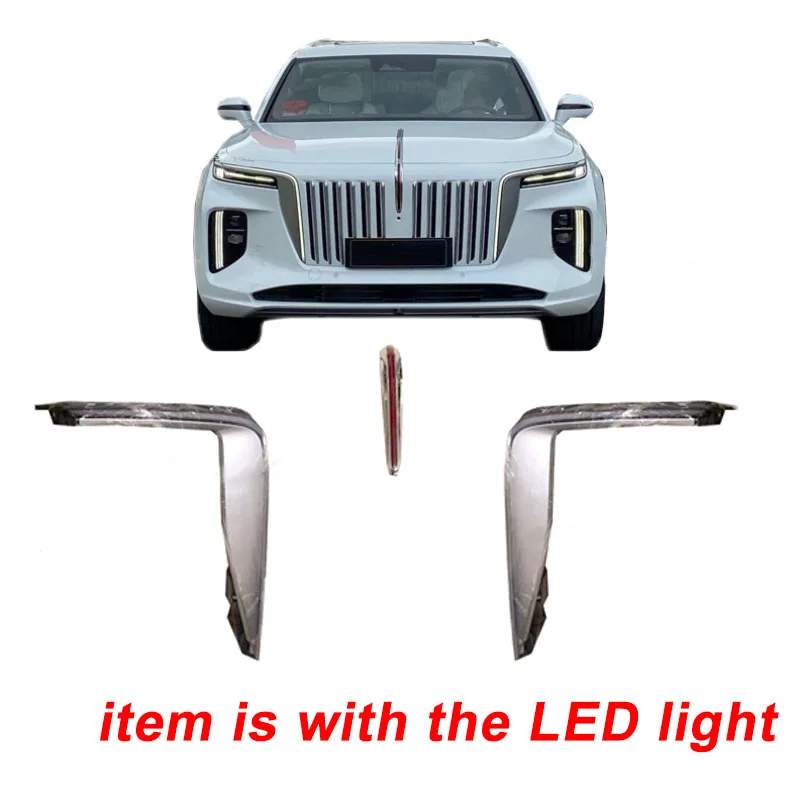 For Hongqi EHS9 Front Lighting Decoration