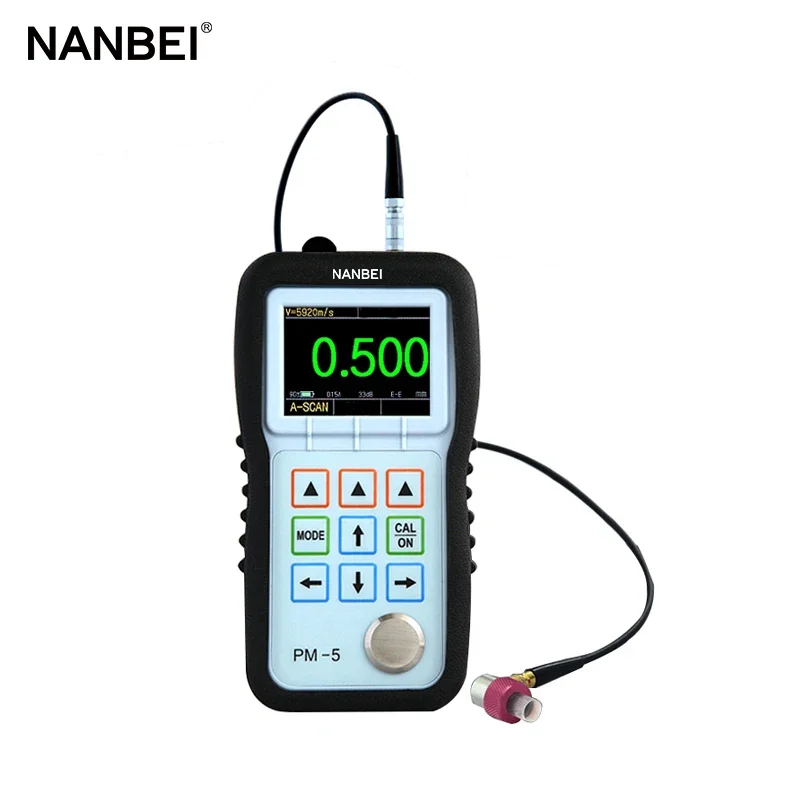 Electronic Measuring Instruments Ultrasonic Coating Thickness Gauge for Automobile Steel Pipe Fittings