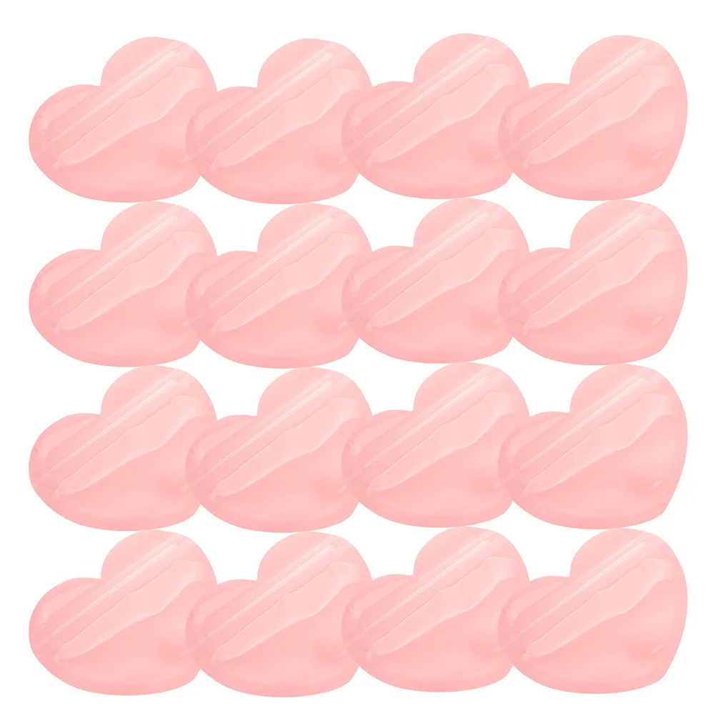 

25Pcs Heart Shaped Jewelry Bags Resealable Packaging Bags for Small Business Jewelry Storage Small Organizer Pouches for Party