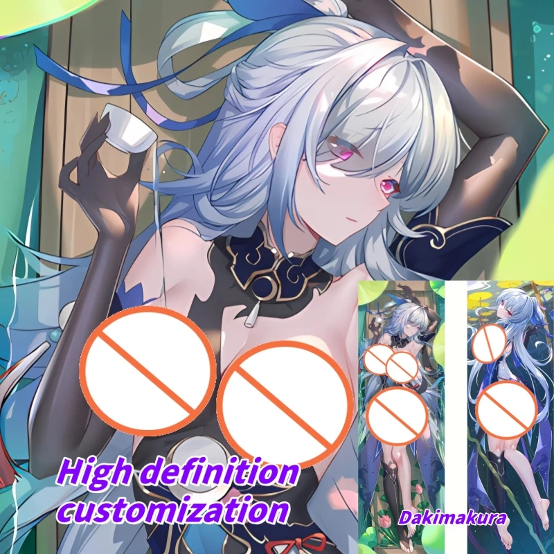 

Dakimakura Anime Pillow Case Honkai: Star Rail Jingliu Double-sided Print Of Life-size Body Pillowcase Gifts