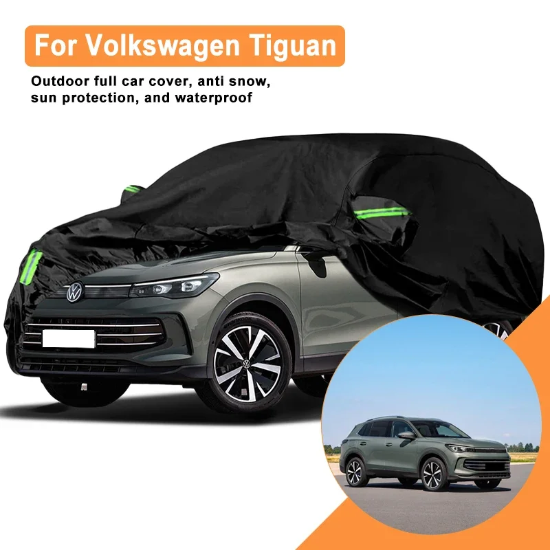 

Full Car Cover for Volkswagen VW Tiguan Outdoor Use - Waterproof Snowproof Sunshade, Winter & Summer Auto Protection Accessories