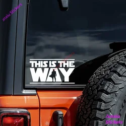 Car Stickers Decor Windshield Bumper Motorcycle Helmet Decals DECAL MANDALORIAN CREED Decorative Accessories Creative Waterproof