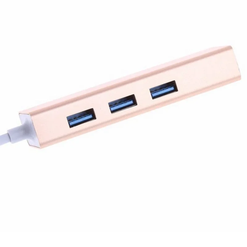 Type-C To Gigabit Ethernet RJ45 LAN Network Card Adapter USB 3.0 3.1 Hub Network Adapter for MacBook Windows 7/8/10