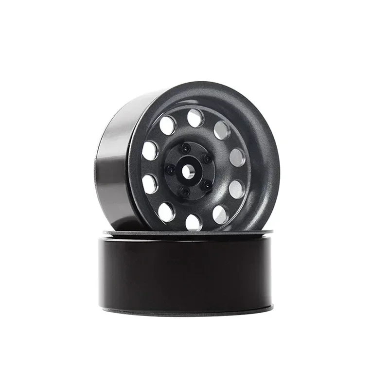 4개 메탈 2.2인치 비드락 휠 림 1/10 RC 크롤러용 Axial SCX10 RR10 90053 AX10 Wraith 90056 90045 90048