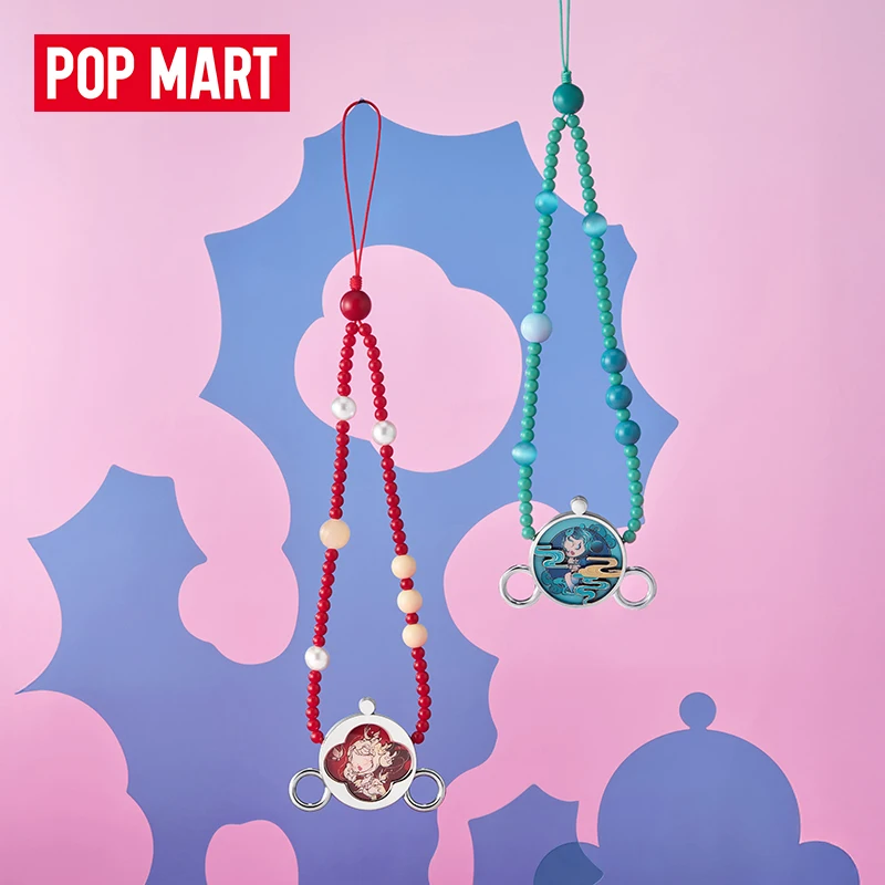 พวงกุญแจโทรศัพท์ Popmart Skullpanda Diyu Guanzhongjing ซีรีส์ของแท้ กล่องสุ่ม ของขวัญวันเกิดสำหรับสาวๆ ของขวัญแฟชั่น ของเล่นสุดฮิต