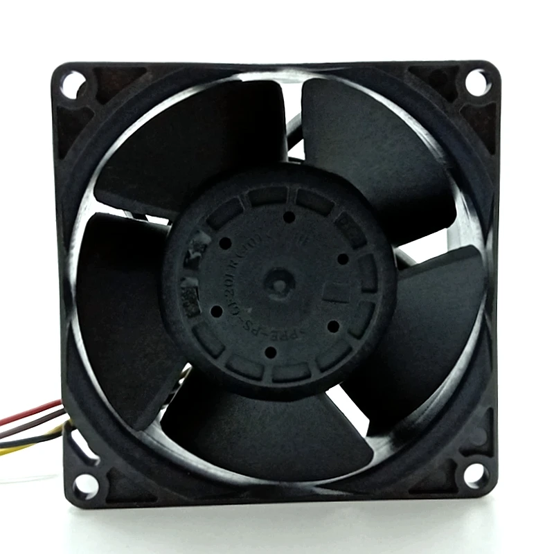 80mm High Speed Cooling Fan 12V VF80381B1-1Q02U-S9T 8038 8cm PWM Powerful Airflow Temperature Control Server Chassis Fan