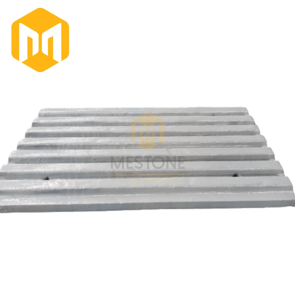 

High Manganese Steel C110 Jaw Crusher Wear Parts Fixed Movable Jaw Plate for Ore Mining Machines Direct Delivery MOQ 1 Piece