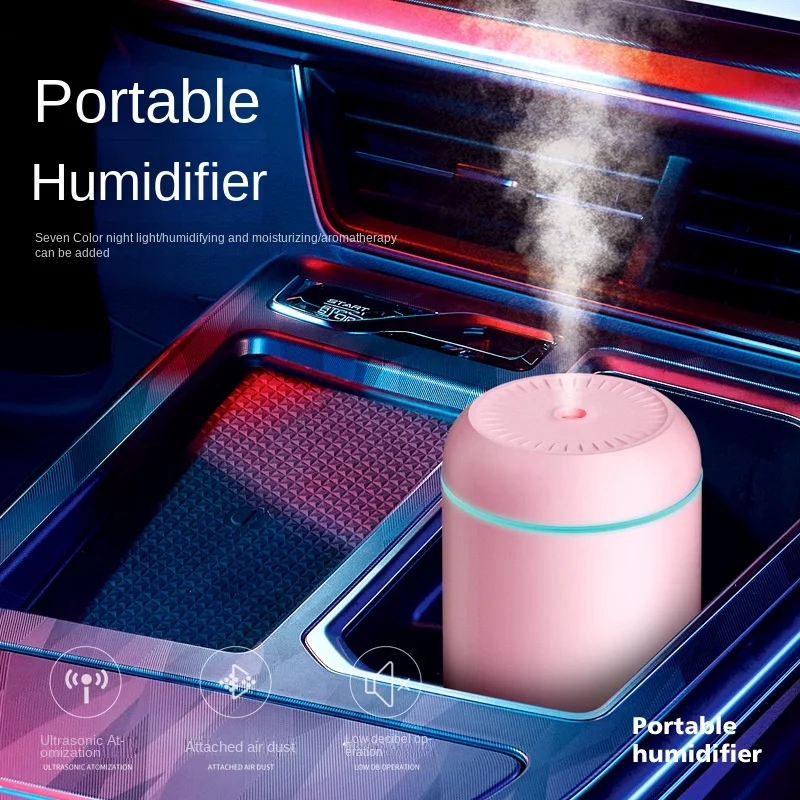 Humidificador de aire de aromaterapia, difusor de Aroma portátil con USB, para el hogar Luz Nocturna, coche, oficina, escritorio, atomización, aceites esenciales, 300ML