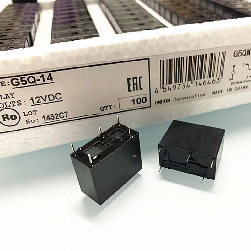 5pcs/lot New original Relay G5Q-14 G5Q-14-DC5V G5Q-14-DC12V G5Q-14-DC24V 5A 5pin alternative G5Q-1 G5Q-1-EU 5V12V24V Power relay