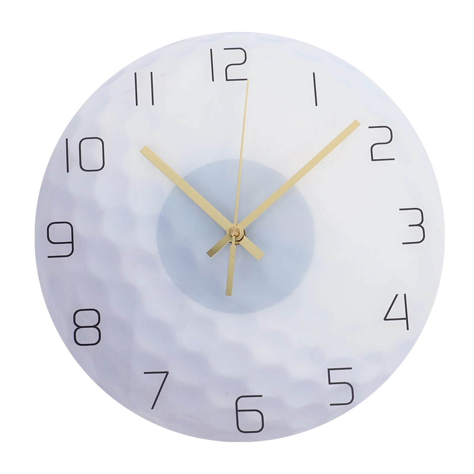 

Golf Ball Wall Acrylic Silent Big Arabic Numerals For Bedroom Living Room Office Study Decor Wall Clock Mute Hanging Clock