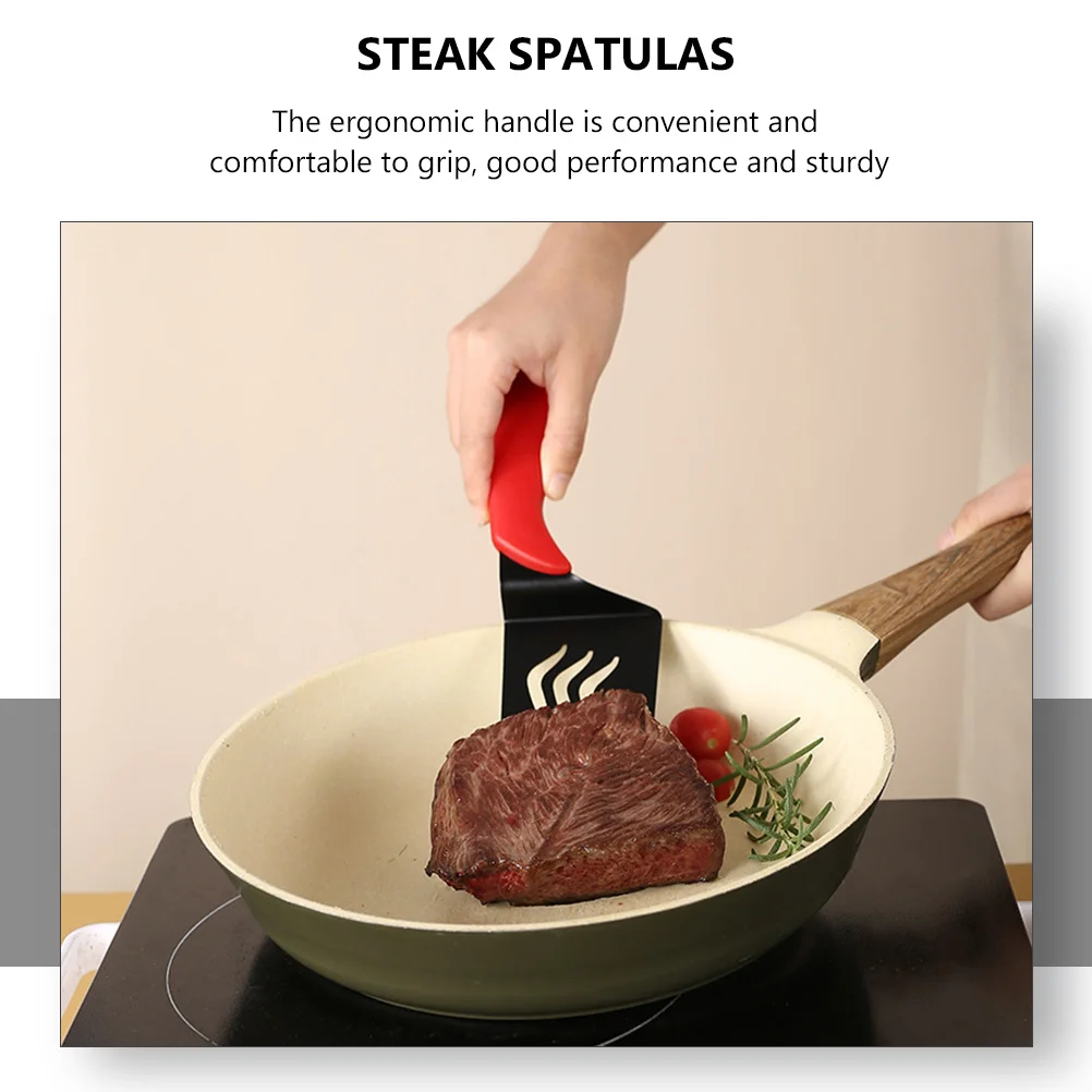 

3Pcs Multipurpose Stainless Steel Bbq Shovels Steak Pizza Spatulas Kitchen Cooking Utensils Supplies Stainless Steel Spatulas