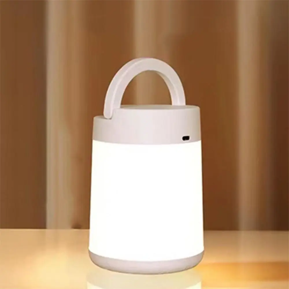 Decorazioni per la casa luce notturna a LED portatile USB che cambia luce ambientale da comodino dimmerabile lampada da tavolo a sospensione semplice alimentazione del bambino