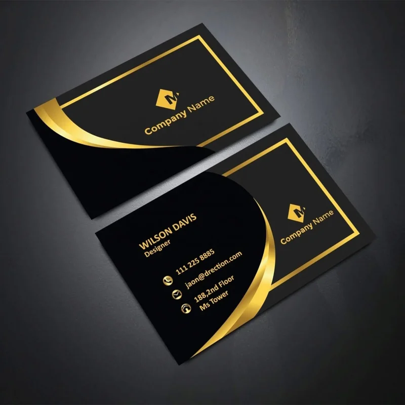 

20 0.Zhang.Custom.Professional business card high quality foil business cards embossing spot embossed business cards