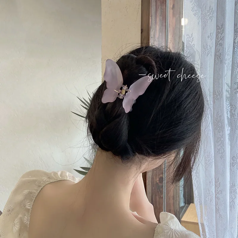 Matte Matte Candy Colored Bow Hair Clip Suitable For Women's New Fashionable And Simple Temperament Versatile Hadwear