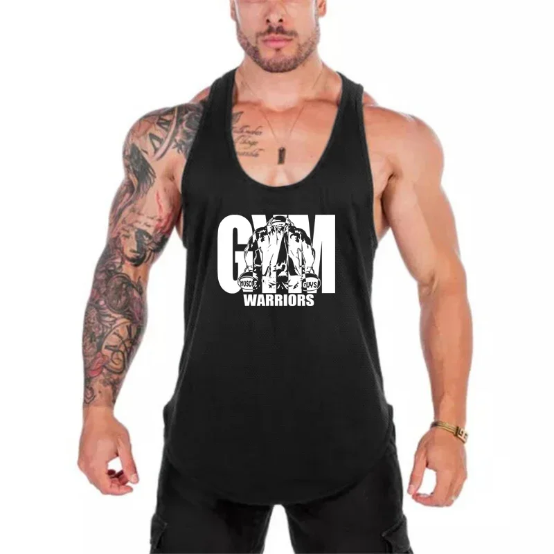 الصالة الرياضية كمال الاجسام اللياقة البدنية Y-الظهر تانك القمم الرجال كرة السلة رياضية الصيف شبكة سريعة الجافة تنفس سترات تجريب العضلات القمصان #3