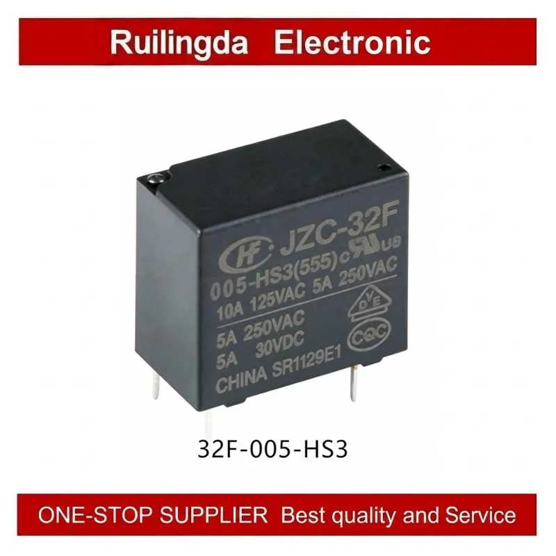 HF32F-JZC-32F Series 1-Channel Normally Open 10A 4-Pin Switch HS3 Model Circuit Component