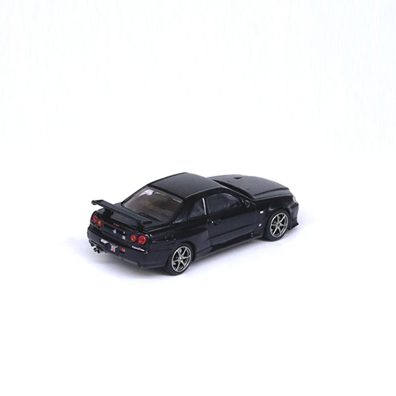 INNO 1:64 Model Car Skyline GT-R (R34) V-SPEC II Alloy Die-Cast Vehicle -Black