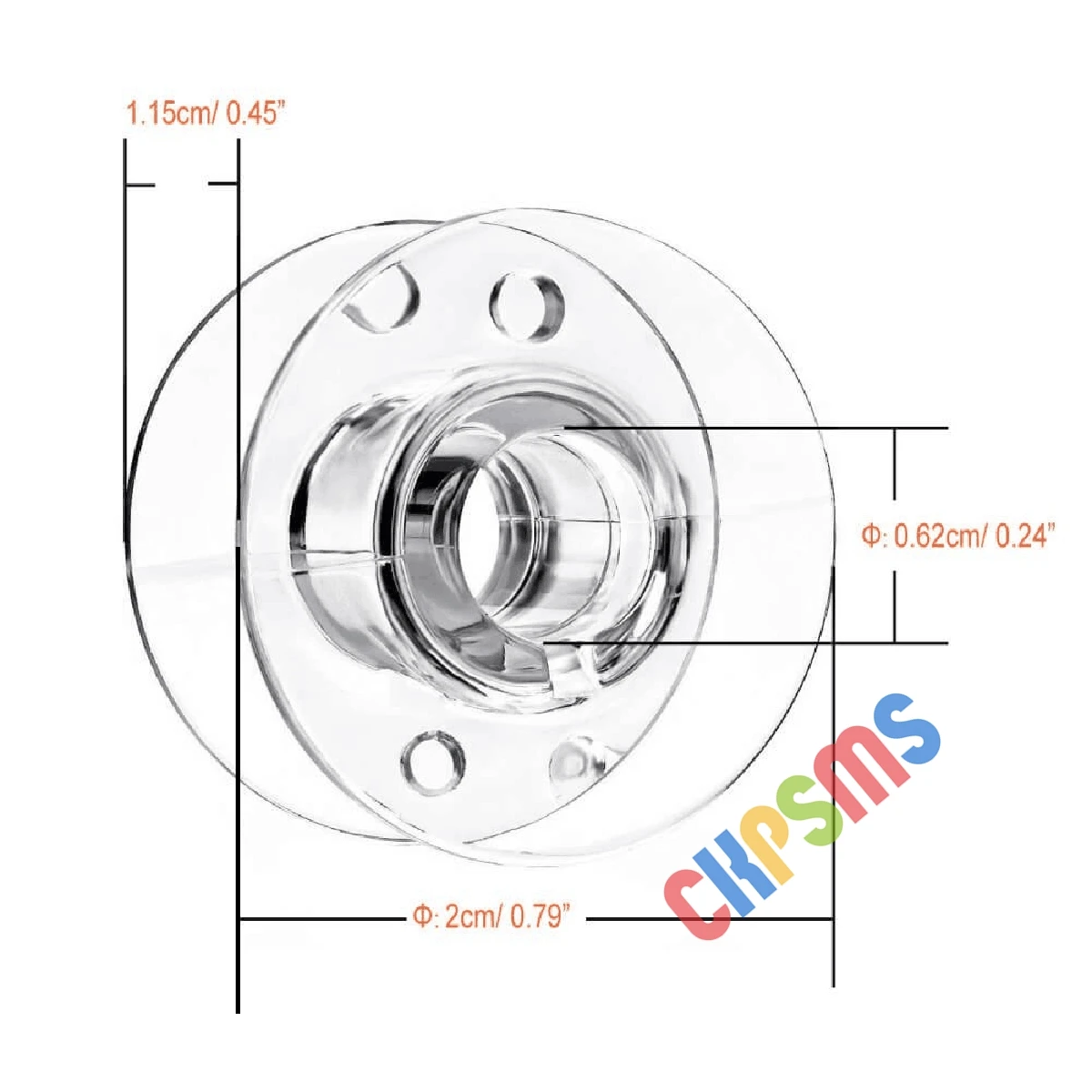25PCS #68001389 PLASTIC BOBBINS FOR PFAFF Ambition 620 / 630 Creative 1.5 SINGER C430 SE340 Legacy