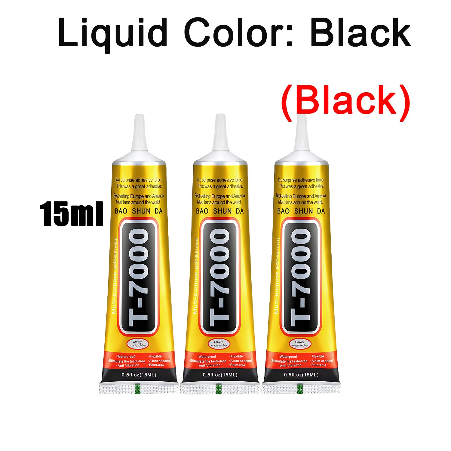B-7000 Clear Contact Lijm 15 ml/50 ml/110 ml voor Telefoon T-7000 Reparatie Universele Glas Plastic DIY Precisie Applicator