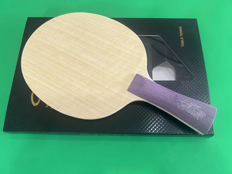 Stuor Sa 7-lagiges Carbon-Innen-Tischtennisschläger, Tischtennisschläger, Ping-Pong-Paddel, Kohlefaser, integriertes AUS + ANGEBOT – Detail 4