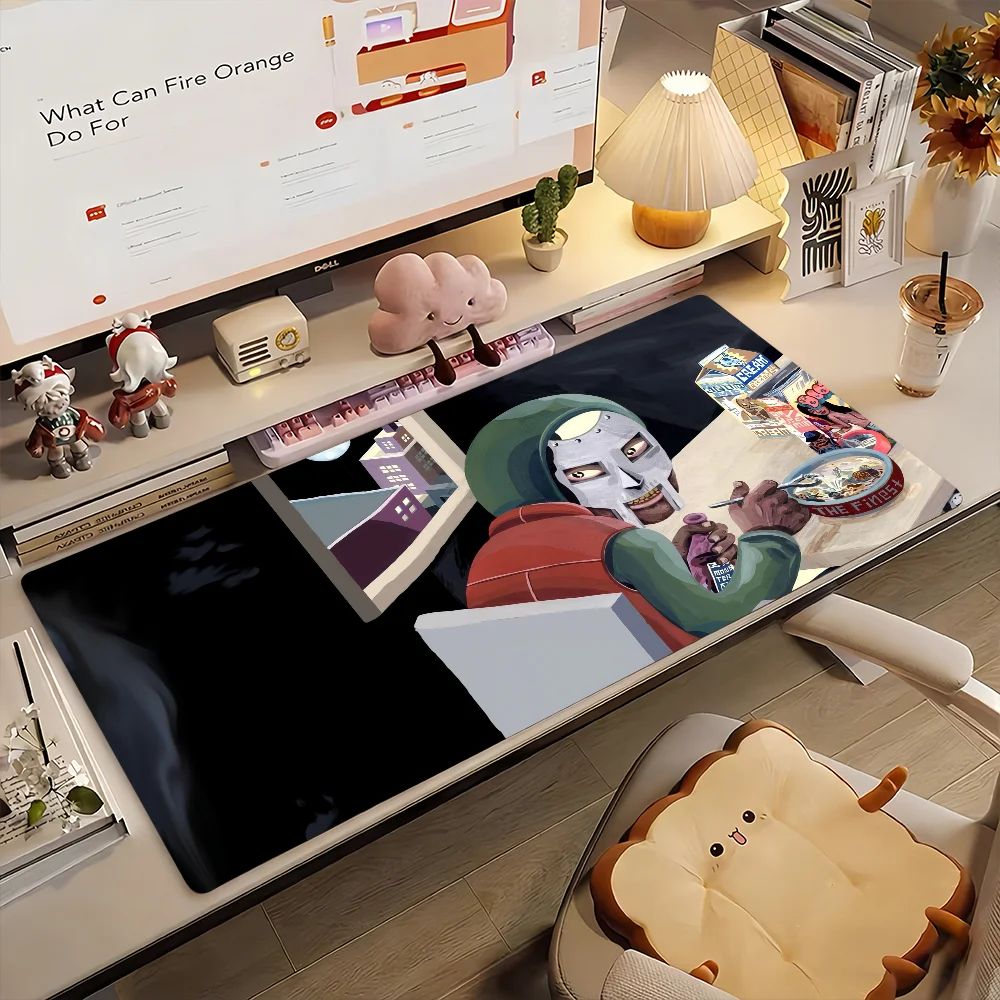 Rapper M-Mf D-DOOM-S Mouse Pad Non-slip Rubber Gamer Balance Computer Mat Decoracion Deskmat Laptop Office Large
