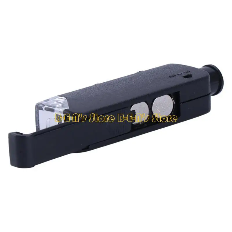 Y1ad Mini Handheld 60x-100x Microscopio bolsillo Lupe