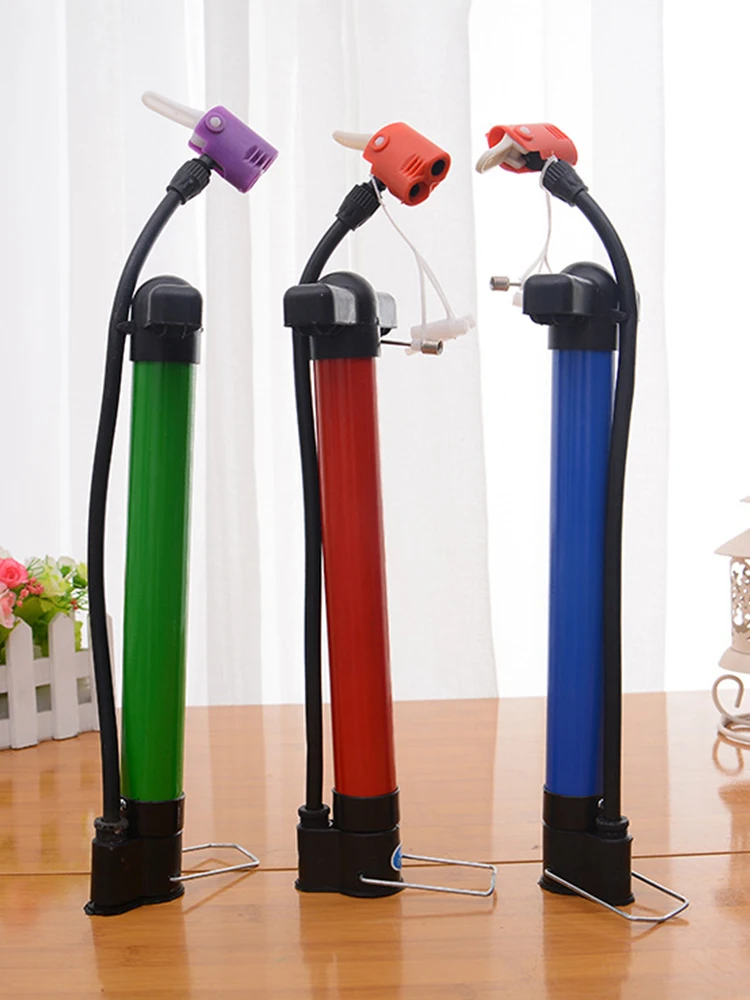 AliExpress 1Pcs Portable Bicycle Pump Hand Mini High Pressure Inflator Cycling For Football Basketball Bike Accessories