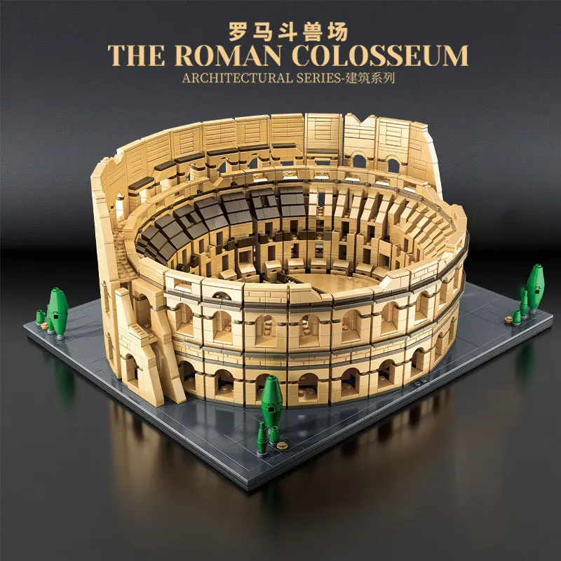

3146PCS T2152 The Roman Colosseum Model Wonder Of The World Building Blocks Puzzle Toy MOC Bricks For Kids Holiday Birthday Gift