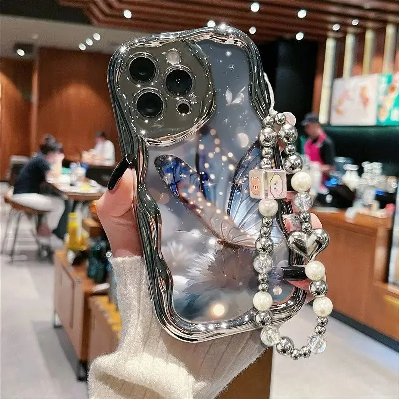 Standing Butterfly Phone Case For Samsung Galaxy A05 15 M54 M14 M34 A15 A145G A13 4G A21S A22 A23 A04S A04 A02 A03Core Soft