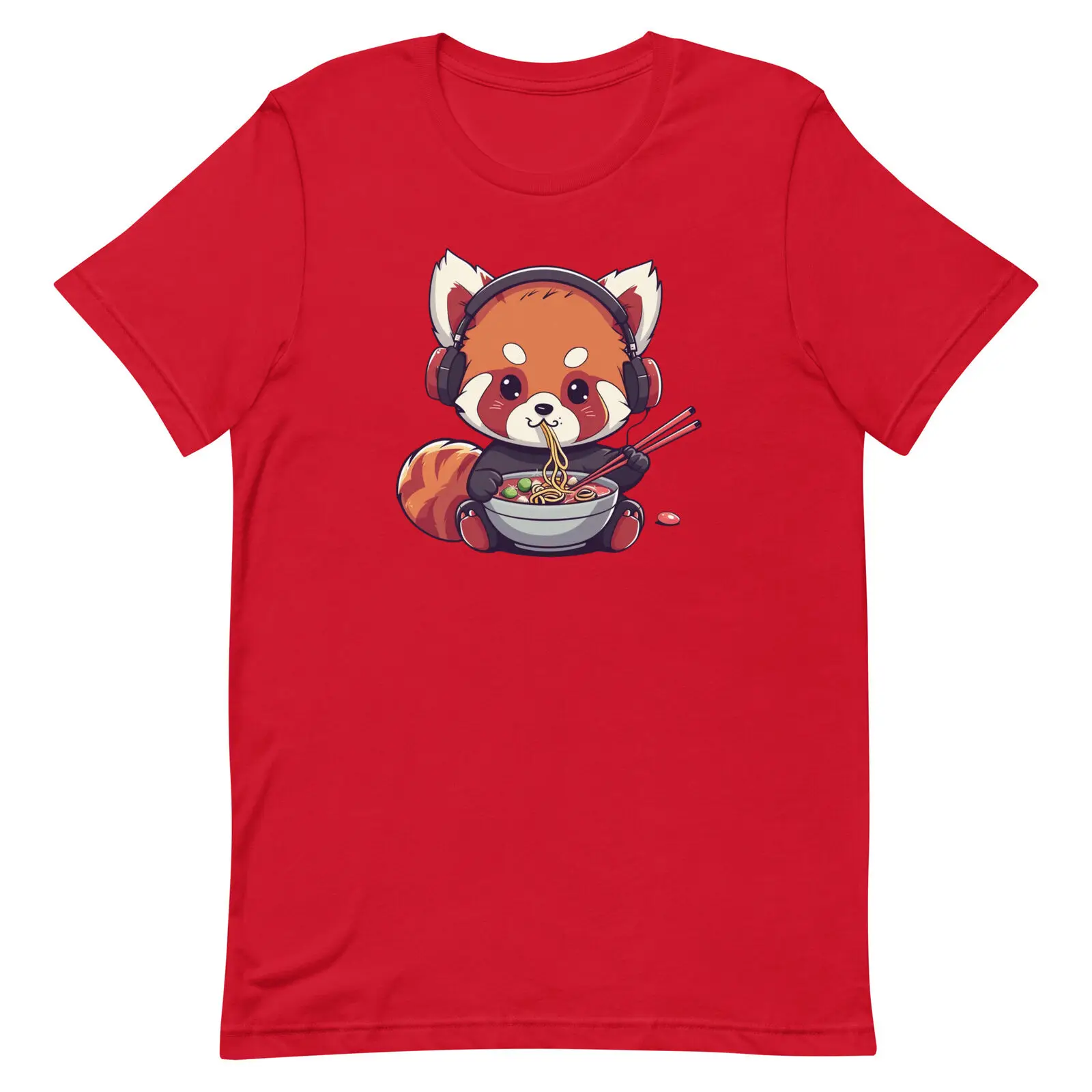 Ramen Red Panda Tee | Cute Graphic T-Shirts | kawaiitees.com