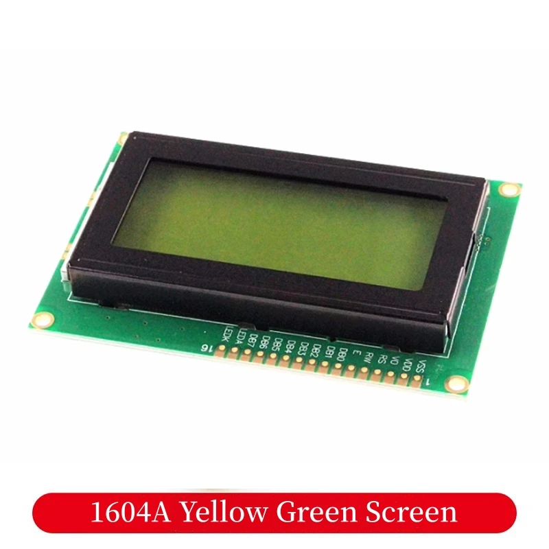 

1~20Pcs LCD1604 1604A LCD Display Screen 5V Blue Screen 16 * 04 Display Character Module