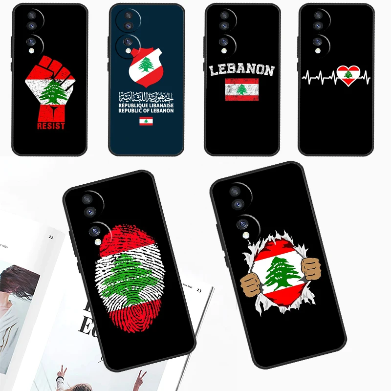 Lebanese Lebanon Flag Case For Huawei Nova 10 9 SE 3i 7i 11i 11 Pro 5T Y60 Y61 Y70 Y90 Y91 P20 P30 P40 Lite Cover