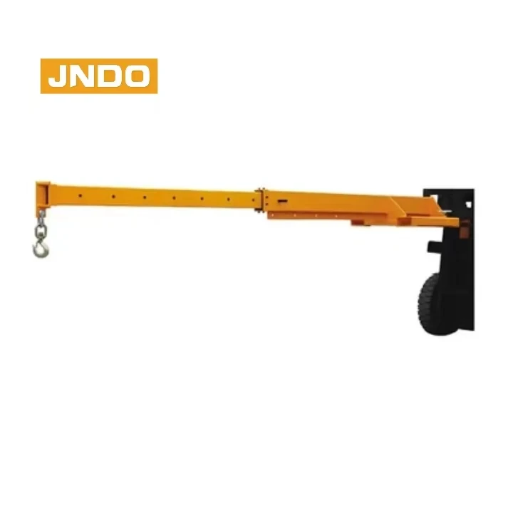 Gancho giratório para guindaste móvel com capacidade de 626-3000kg montado em garfo