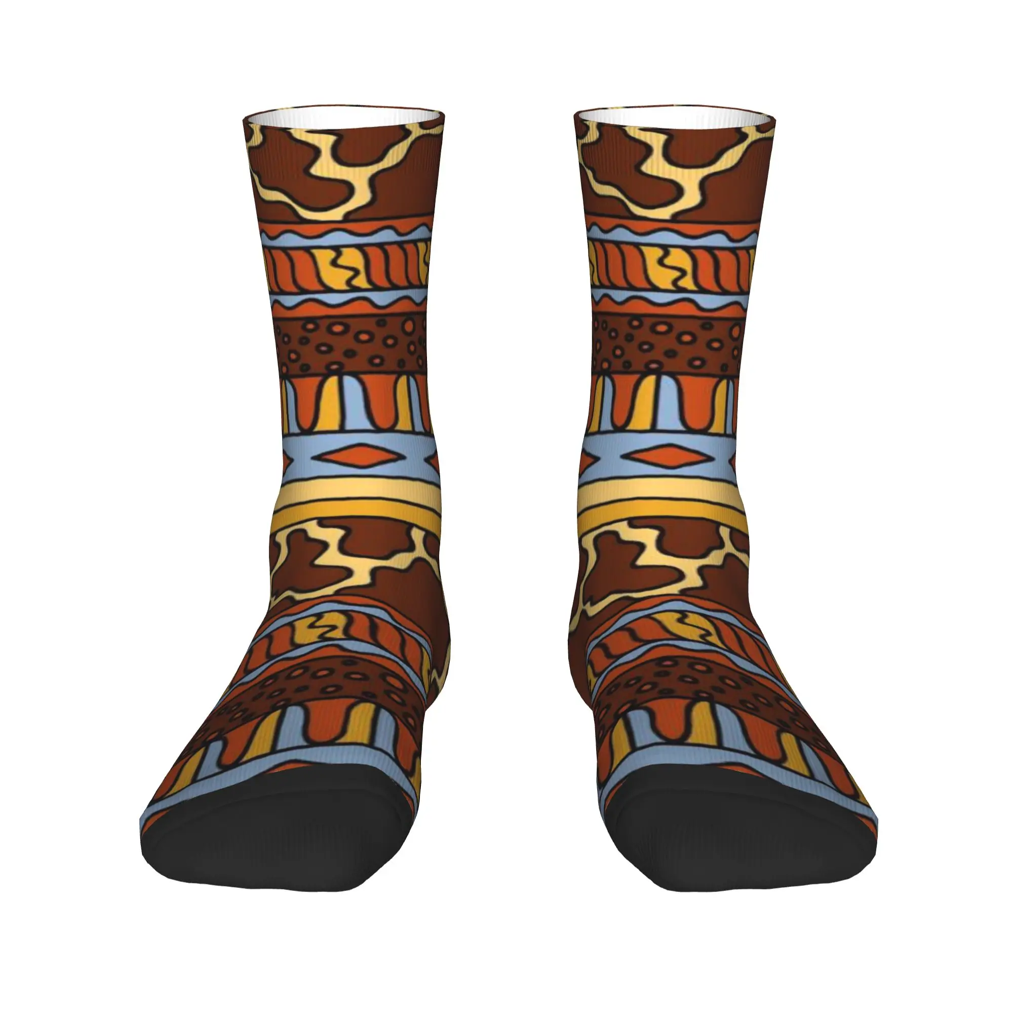 Unisex Men Socks Hand Drawn African  Stockings Spring Vintage Warm Soft Socks Graphic Running Anti Skid Socks