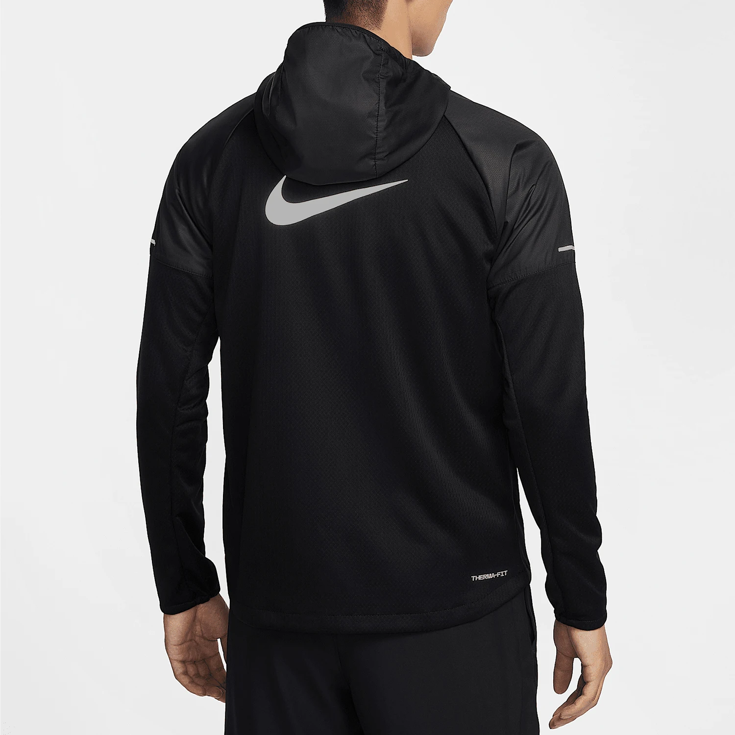 Nike Official Genuine Therma-FIT Men's Hooded Running Woven Jacket FZ1112-010