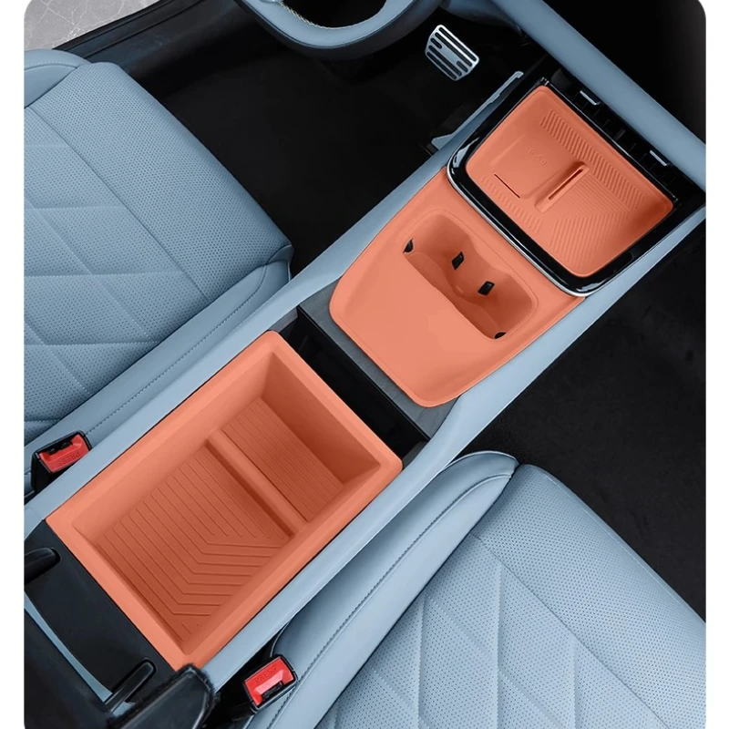 

For DEEPAL S05 Armrest compartment box wireless water filling cup silicone pad central control storage box