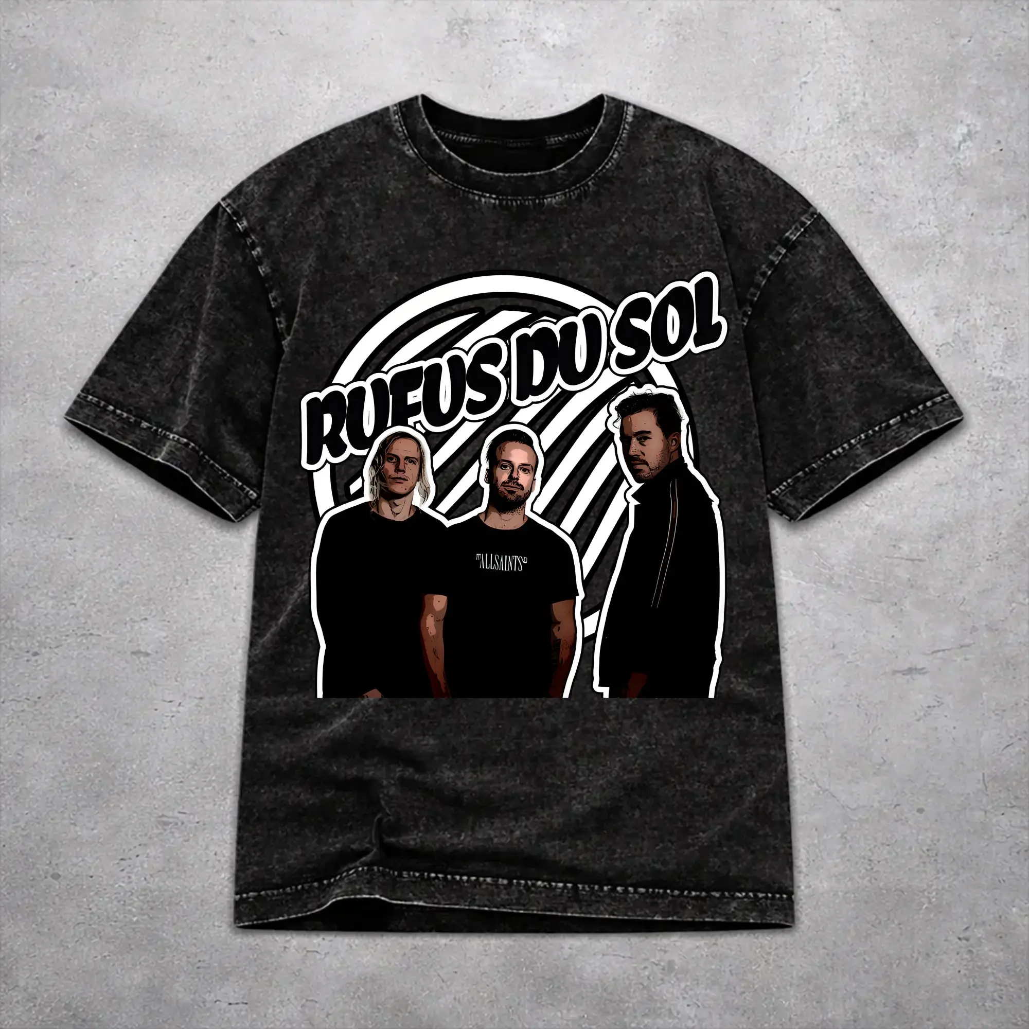 Men Women Rufus Du Sol 2026 Concert T Shirt Graphic Printed Washed Vintage  Retro T-Shirts