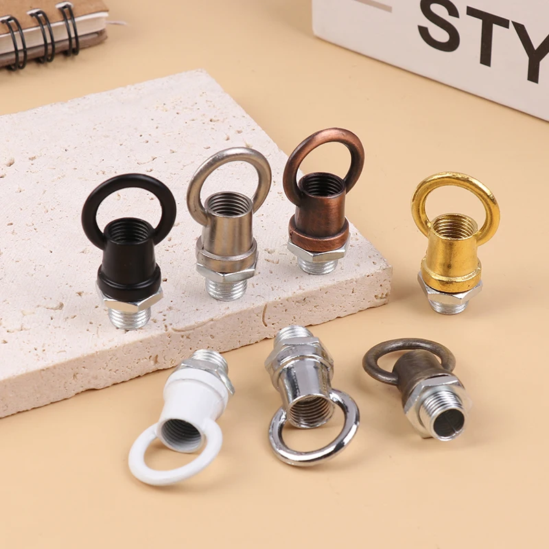 Retro Zinc Alloy Light Hook 10MM Thread M10 Antique Vintage Metal Ceiling Rose Light Base Chandelier Hook Light Adapter Fitting