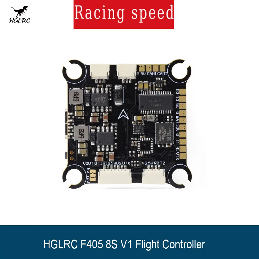 

HGLRC F405 8S V1 Flight Controller for FPV Racing Freestyle Drones