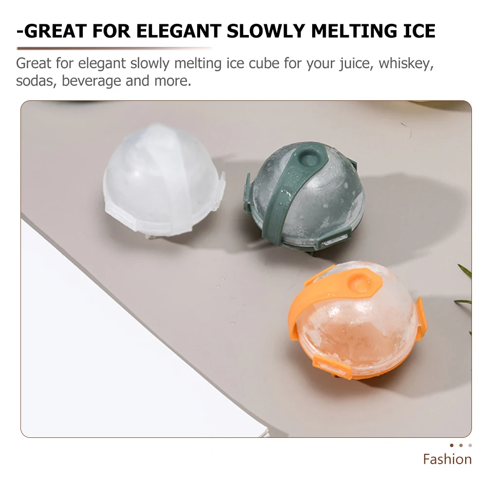 

12 Pcs Ice Ball Mold Trays Premium Leak Free Round Cube Maker Large Sphere Drinks Whiskey Sodas Beverages Kitchen Bar