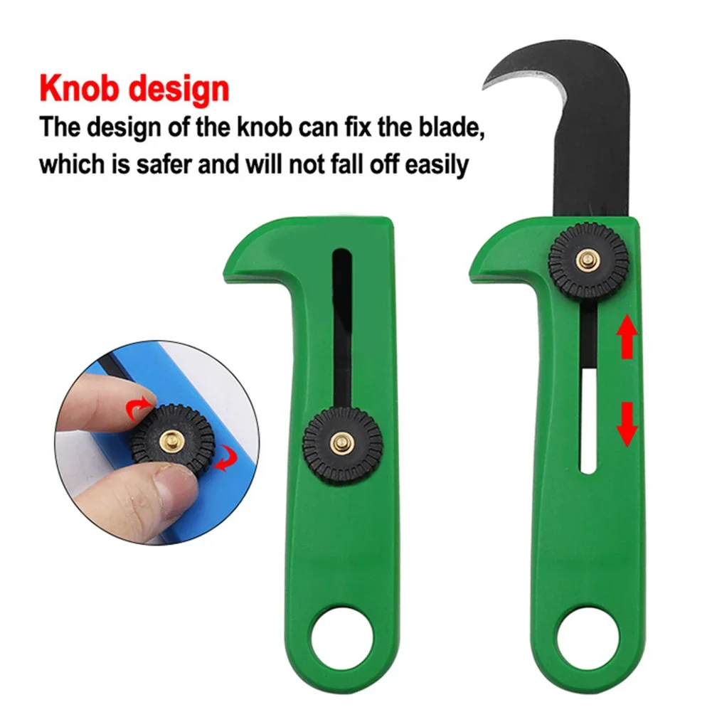 Unpacking Blade Portable Express Parcel Push Blade Keychain Hook Blade Survival Clip Cutter Tool Box Opener