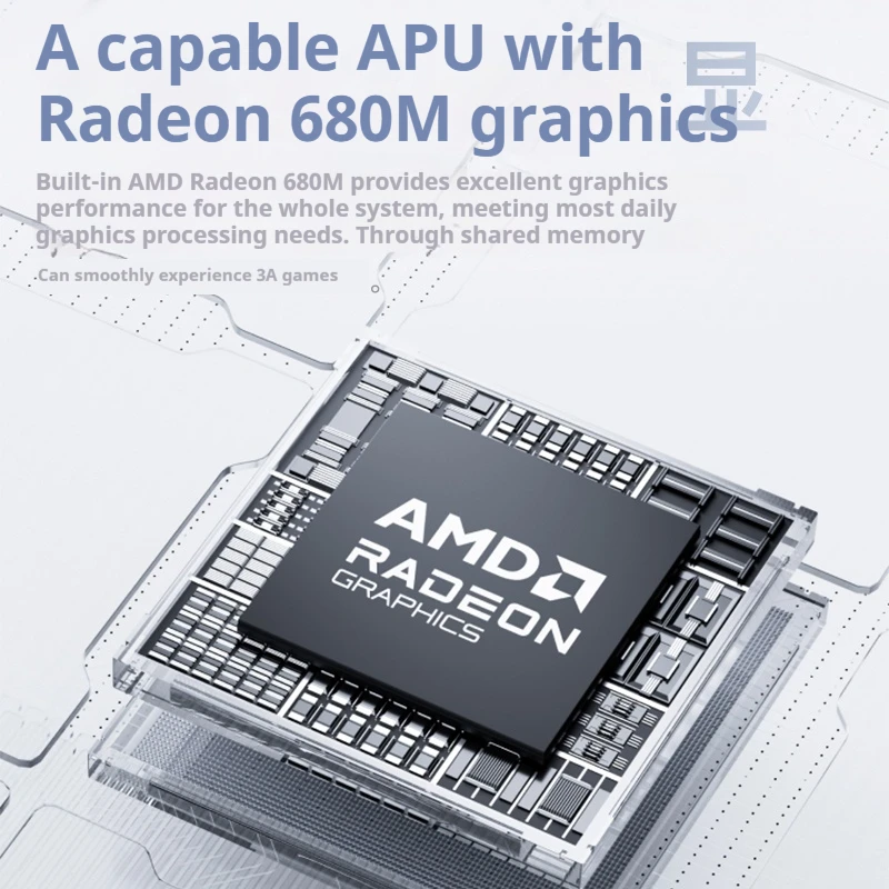มินิคอมพิวเตอร์ MINISFORUM UM690L Slim AMD R9-6900HX มินิโฮสต์คอมพิวเตอร์ประสิทธิภาพสูง เงียบพิเศษ เหมาะสำหรับเล่นเกมและทำงานออฟฟิศ