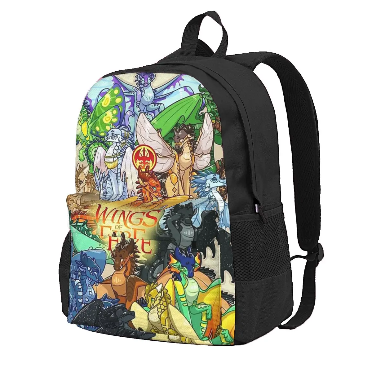 Wing Of Fire All Dragon Student Backpack School Bag Hiking Travel Daypack for Men Women Fashion Bookbag Shoulder Bags