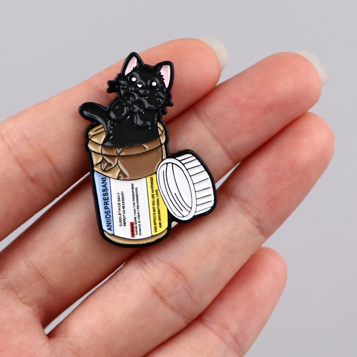 Cute Vivid Quotation Briefcase Badges With  Accessories for Jewelry Lapel Pins Brooches Manga Gift Backpack Badge Enamel Pin image 6