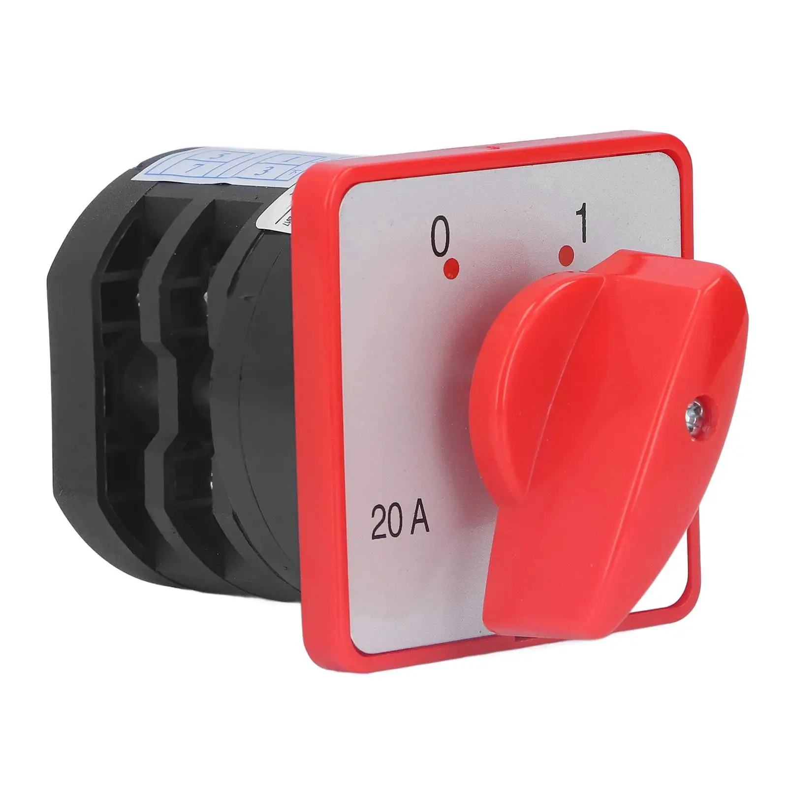 AC 380V 4KW Selector de cambio PC retardante de llama interruptor de engranaje de doble sección