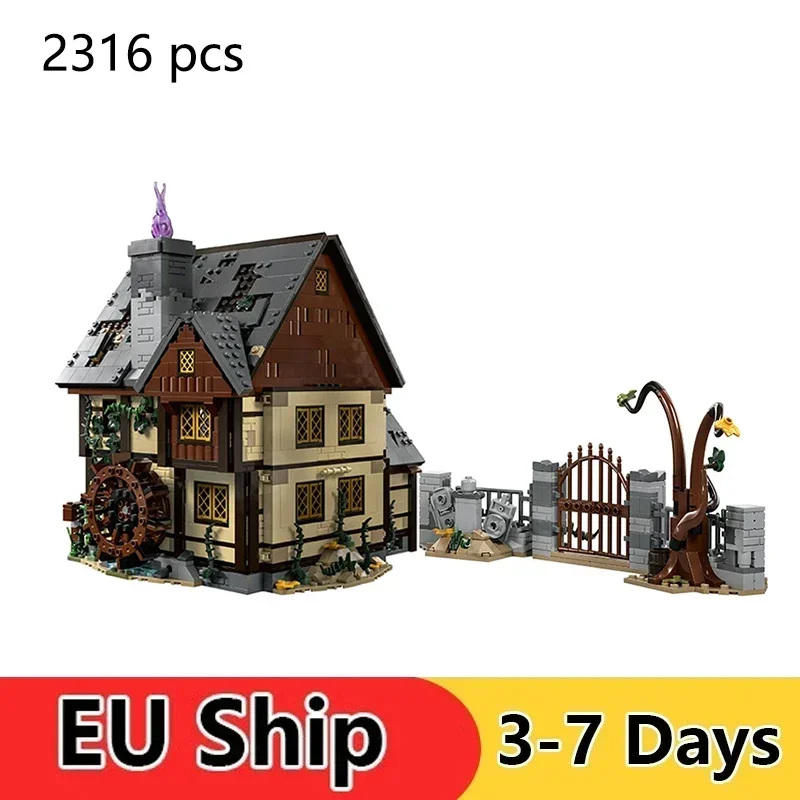 2316 stücke die Schwestern Cottage große Bausteine Halloween Haus Ziegel Spielzeug für Kinder