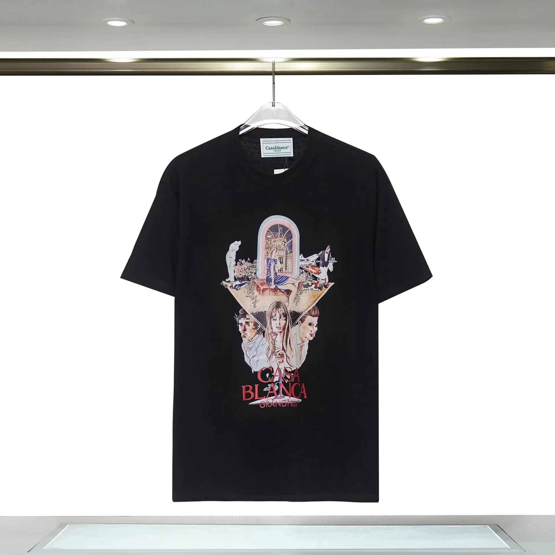 2026 new Summer High-quality men's summer cotton short-sleeved T-shirt with top-notch print design