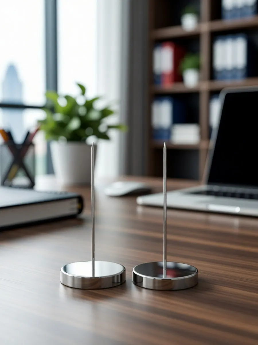 2Pcs Iron Receipt Holder Spike – Multipurpose Bill & Check Organizer for Office, Restaurant, Kitchen, Bar, Desk