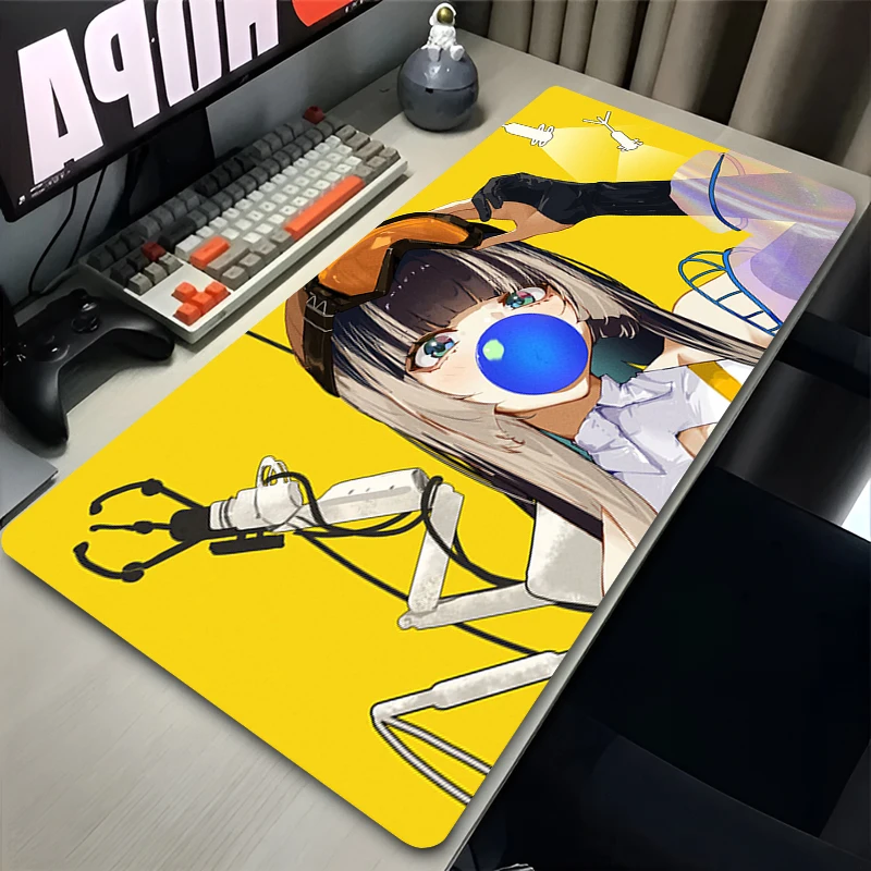 Virutal Idol Mouse Pad Laptop Kawaii Hololive Juufuutei Raden Keyboard Pad PC Gaming Accessories Desktop Mat Anime Girl Mousepad