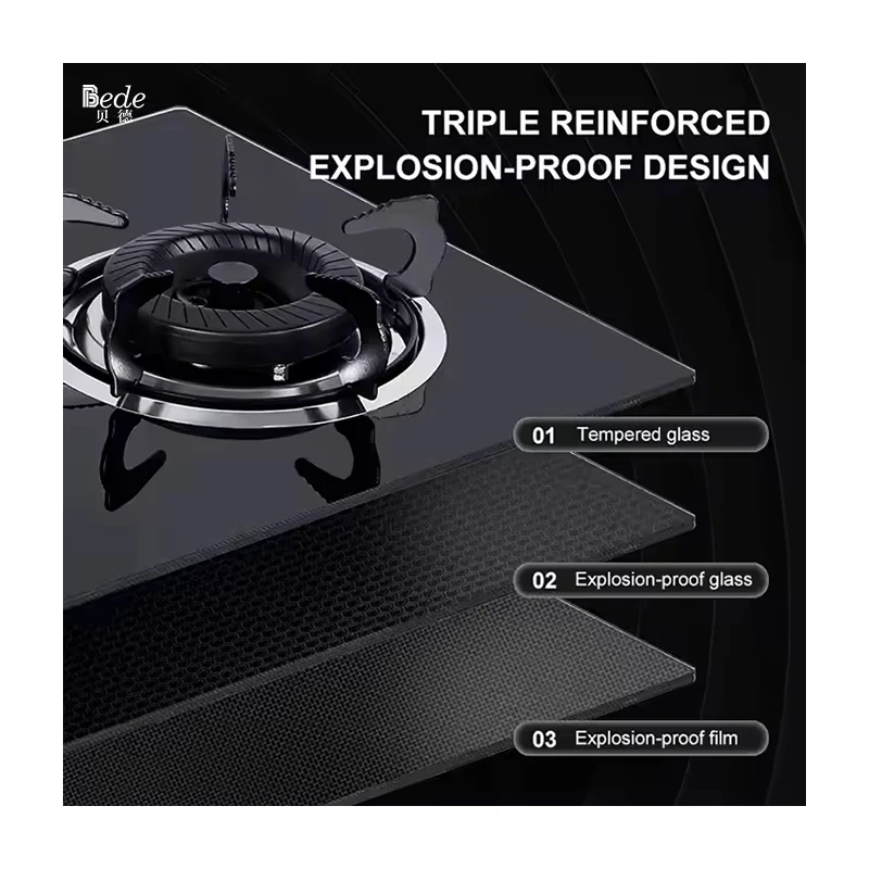 卸売価格 高出力ガスコンロ 多機能2口 家庭用・ホテル用 省エネ クラスA